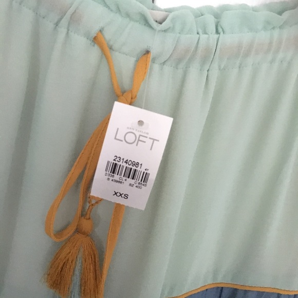 Women's Loft tri color flowy maxi skirt - Picture 4 of 5